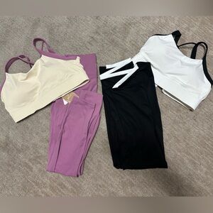 Berlook workout sets. Medium leggings large tops.
